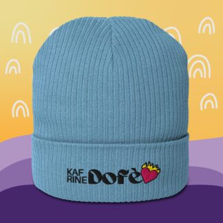 Bonnet côtelé bio "Kafrine DoFé"