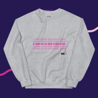 Sweat à Col Rond " A soir ..."