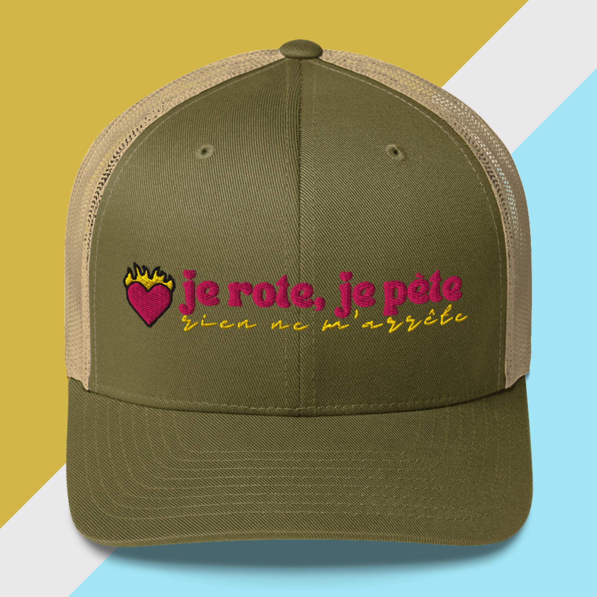 JE ROTE… Casquette Trucker