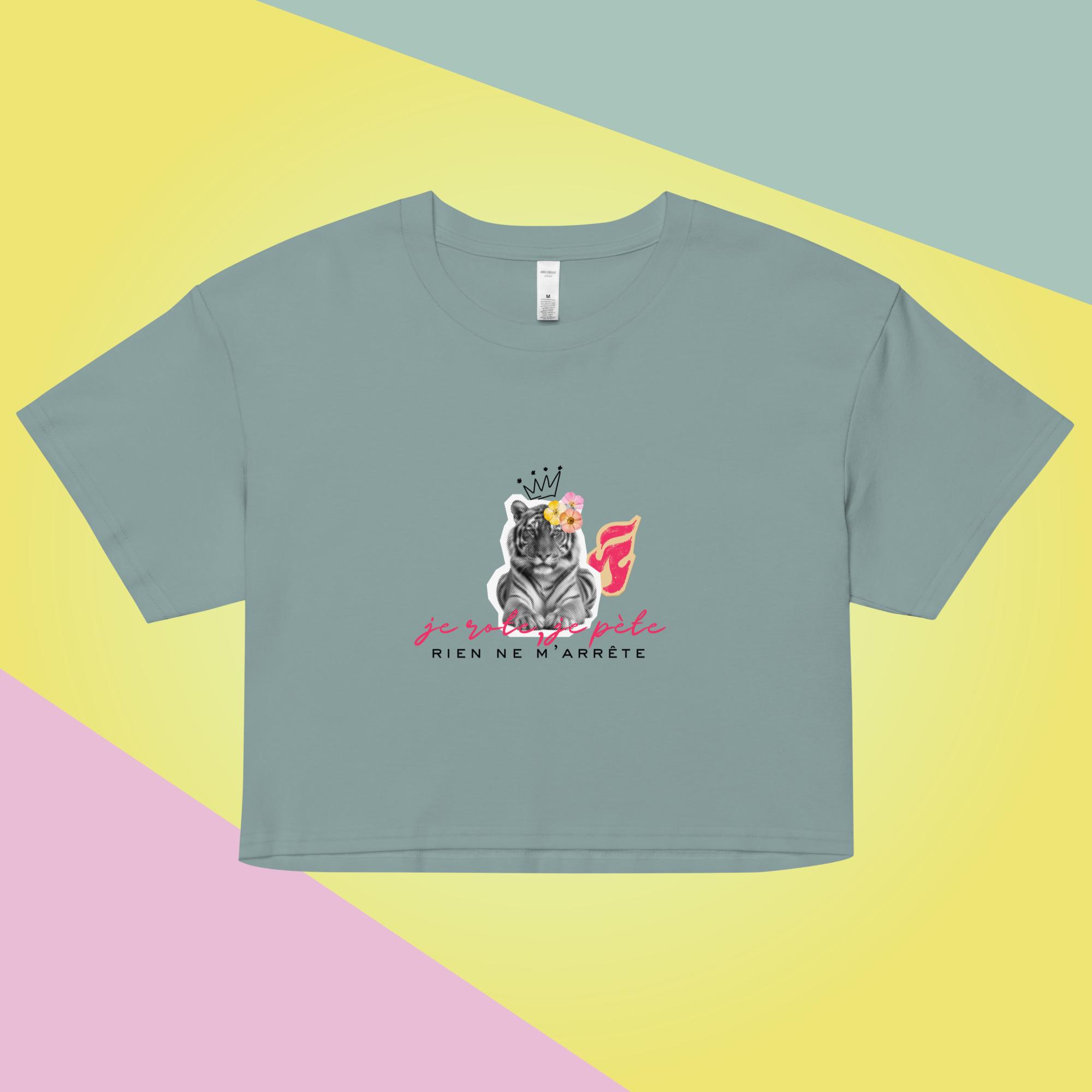JE ROTE, JE PÈTE… crop top