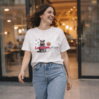 T-shirt " La lionne minette"